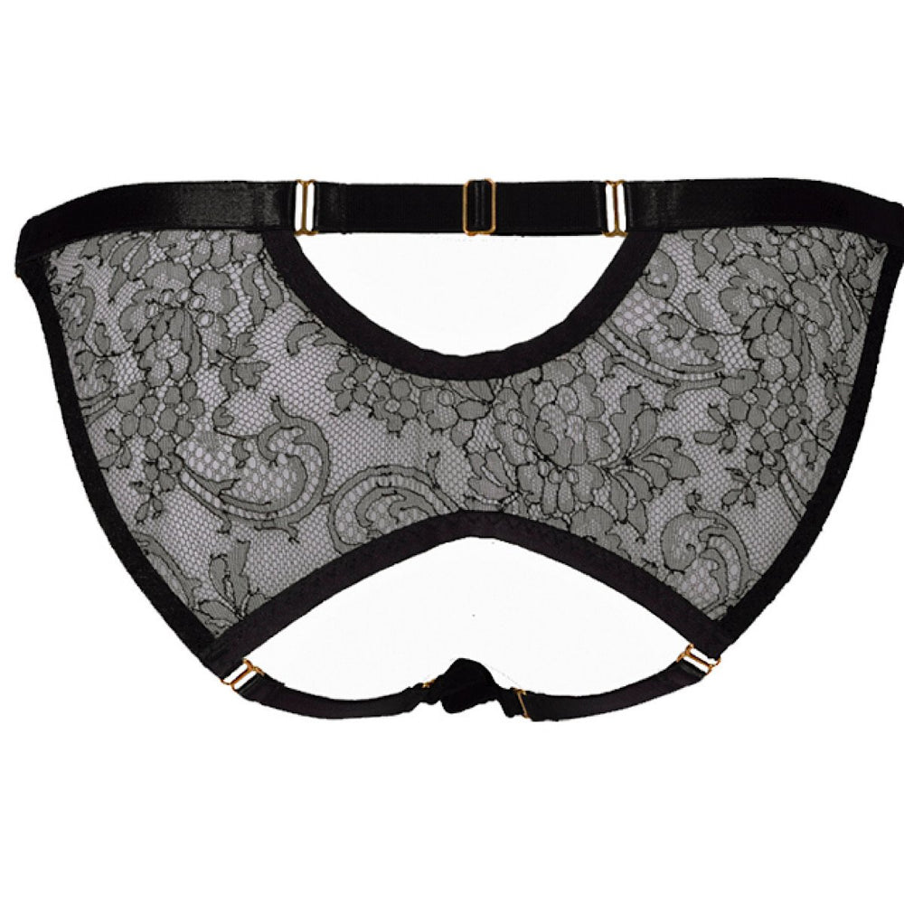 Annabel Lace Ouvert Brief  Something Wicked – Something Wicked Lingerie