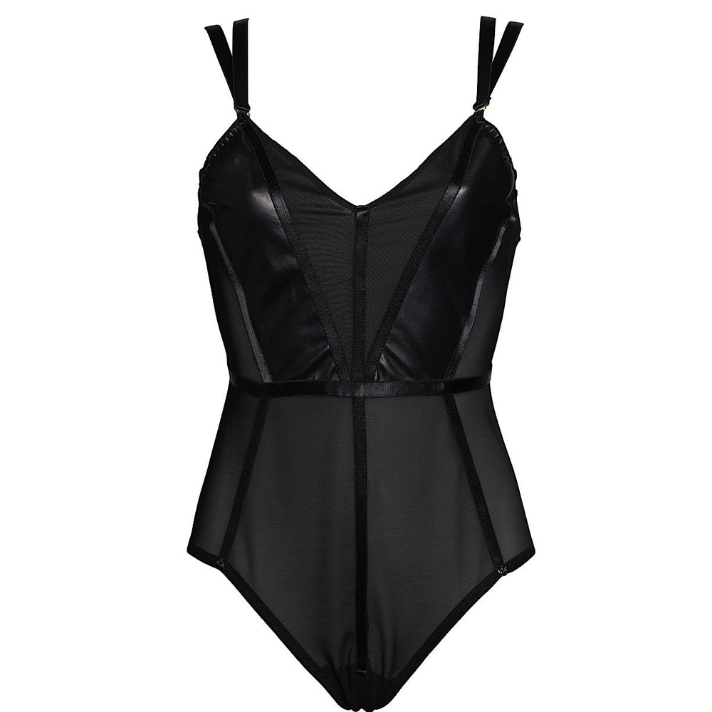 Mia Leather Bodysuit  Something Wicked – Something Wicked Lingerie